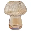 CANDELABRO DE VIDRIO HONGO REF:2225-1215DY 16X8CM