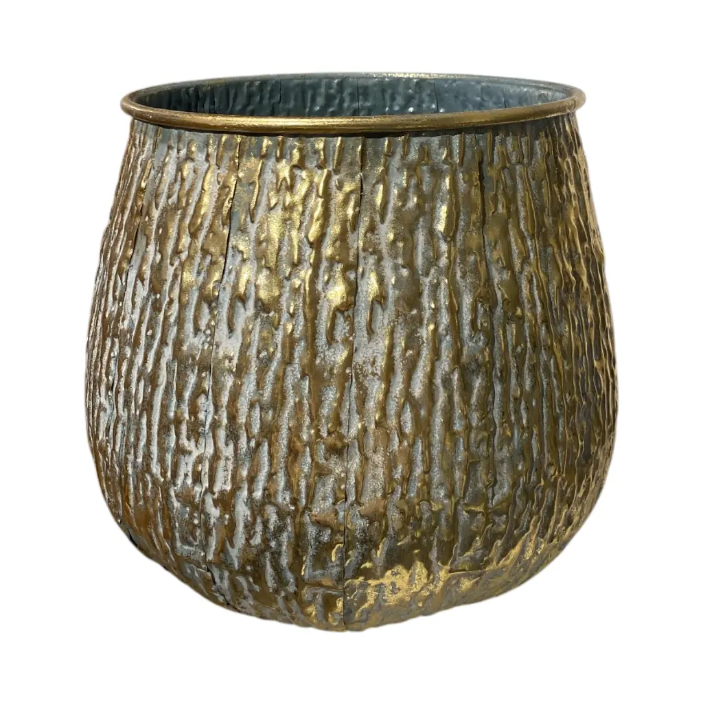 MACETA METALICA GRANDE REF:ES28798/82076G 34X31CM