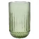 VASOS DE VIDRIO VERDE SETX6PZ. REF:SAN5768 8X13CM 410ML