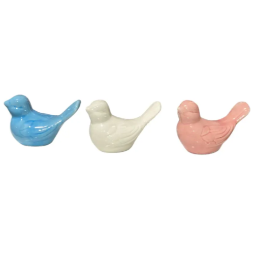 PAJARITO PORCELANA COLOR SURTIDO 7.5X4.5CM