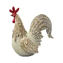 ADORNO RESINA GALLO 20X9X22CM 