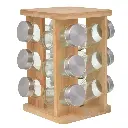 PORTA CONDIMENTOS BAMBOO SETX12PZ. KT-W3705-12BM 15X23CM