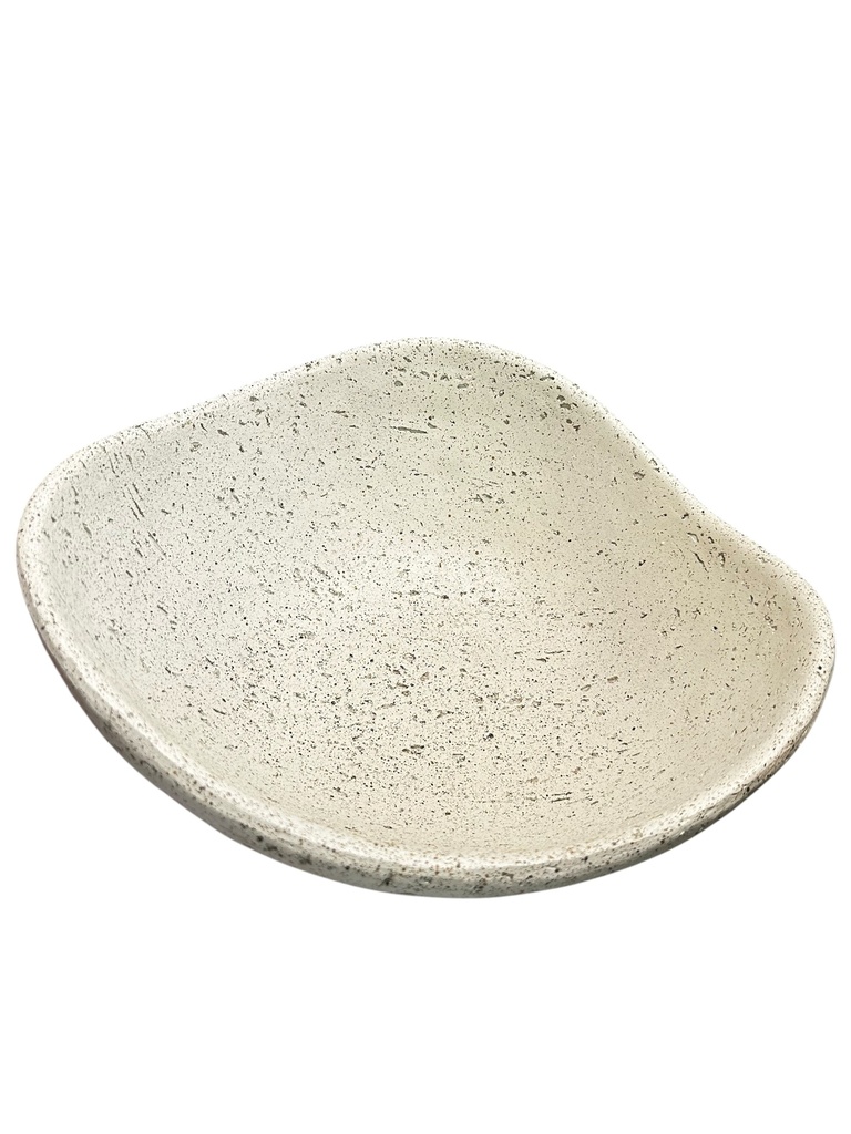 BOWL ARENA DE MACHE Y RESINA 13X30CM