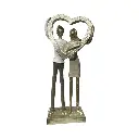 FIGURA DECOR. AMOR ETERNO POLIRESINA  REF:ES28714 13X6.5X29CM