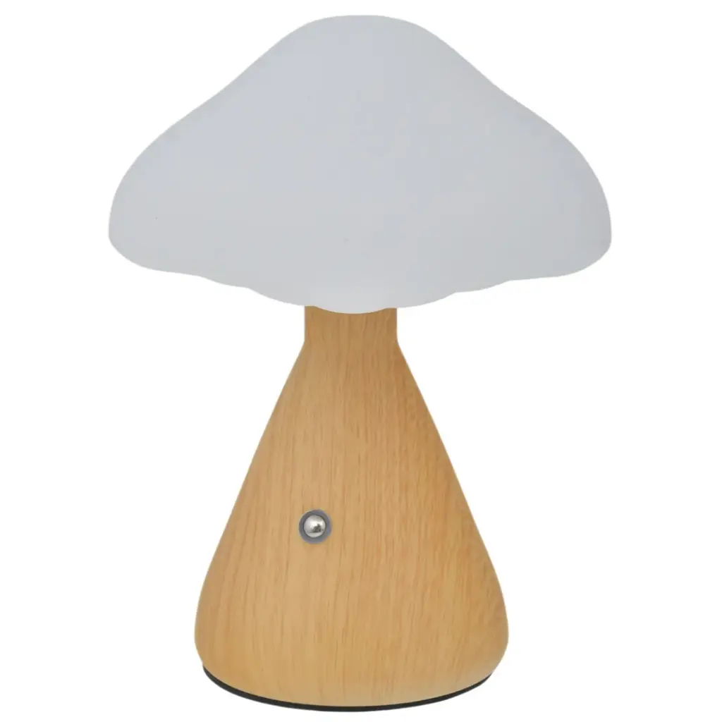 LAMPARA LED DE MESA HONGO RECARGABLE USB REF:HM0638/KW2318 16X16X21CM