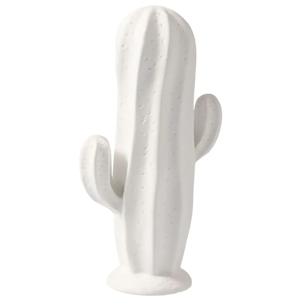 CACTUS CERAMICA BLANCO REF:ES22909 22X13X6.5CM