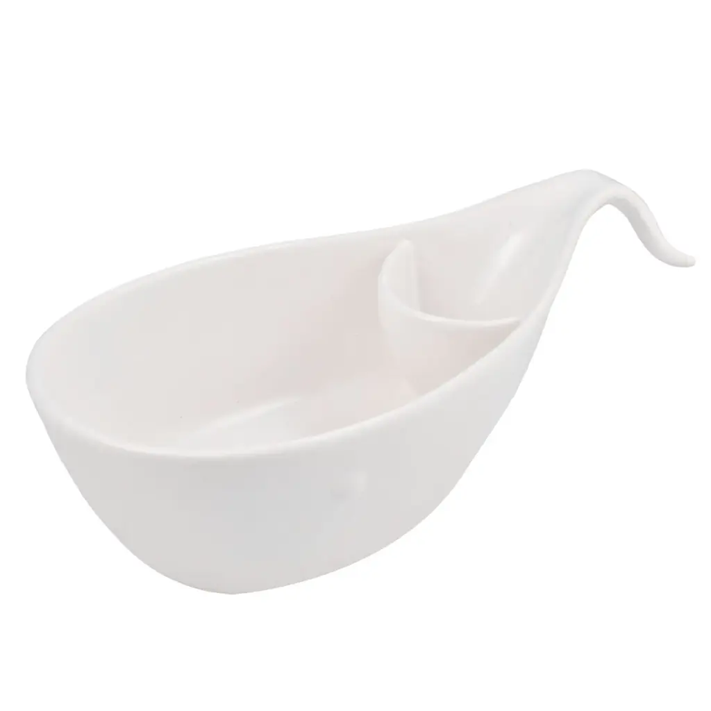 PORTA PIQUEOS PORCELANA FORMA BALLENA REF:D57-251812 14X36X10CM