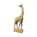 JIRAFA DECOR BEIGE, POLIRESINA. REF:ES28737 12X6X33CM