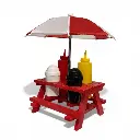 SET DE ENVASES P/MAYONESA Y CONDIMENTOS REF:BBQ23-7301C 19X17X31CM