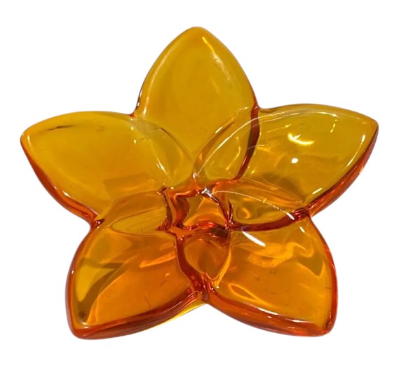 BACCARAT CRYSTAL BLOOM FLOWERS INDU REF:ES28444 9X2.5CM