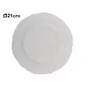 PLATO TENDIDO PORCELANA REF:XHP41277 Ø21CM