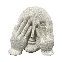 ROSTRO VIRTUDES POLIRESINA 17X8X18CM