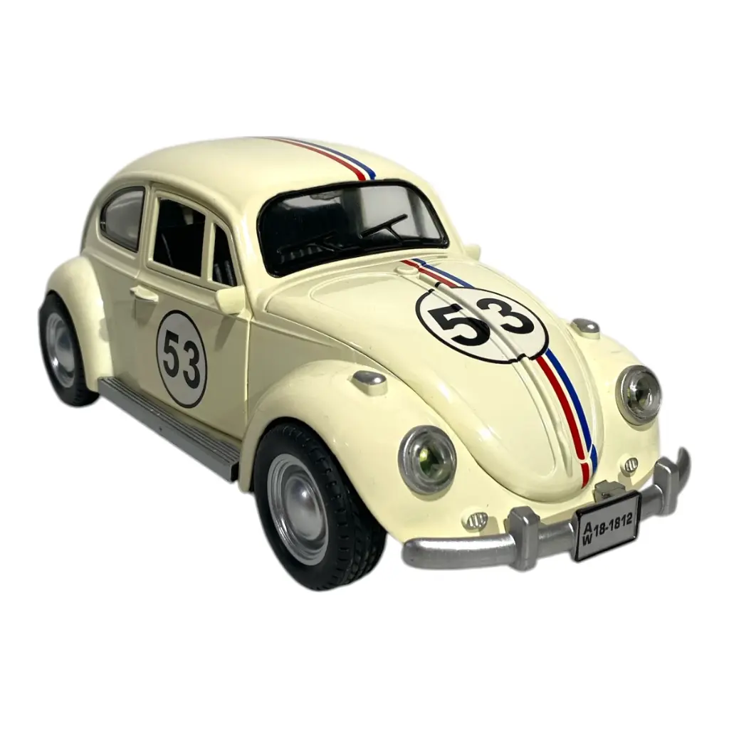 CARRO METALICO DE COLECCION VW HERBIE SCALA 1:24 21X7.5X8.5CM 
