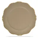 PLATO BASE GREIGE PLAST REF:PP48733PO15M 33CM