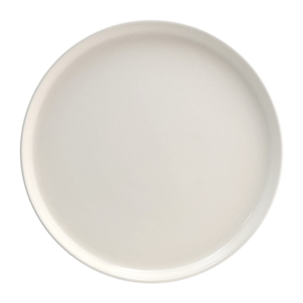 PLATO TENDIDO DE CERAMICA BLANCO REF:HM2049/TJL-25ST1216019  Ø28CM    