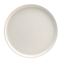 PLATO TENDIDO DE CERAMICA BLANCO REF:HM2049/TJL-25ST1216019  Ø28CM    