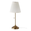 LAMPARA DE MESA METALICA DORADA 22X57CM