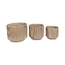 MACETA SETX3 DE CERAMICA 20X16CM, 16X14CM, 13X12CM 