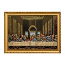 CUADRO ULTIMA CENA CON GOBELINO 49X67CM 