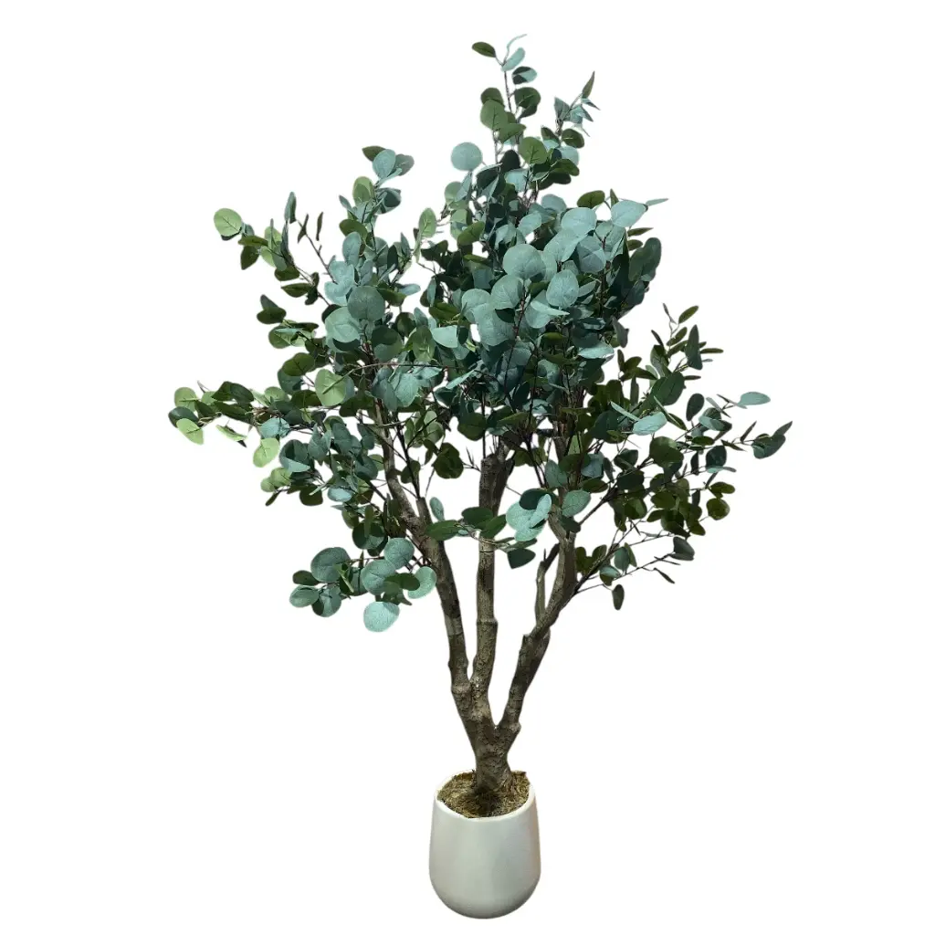 EUCALIPTO ARTF. CON MACETA DE CERAMICA 170CM