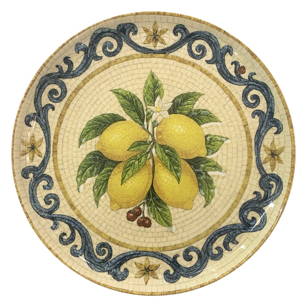 PLATO FUERTE LIMON DE PORCELANA 27CM