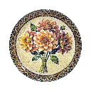 PLATO DALIAS DE PORCELANA 27CM 