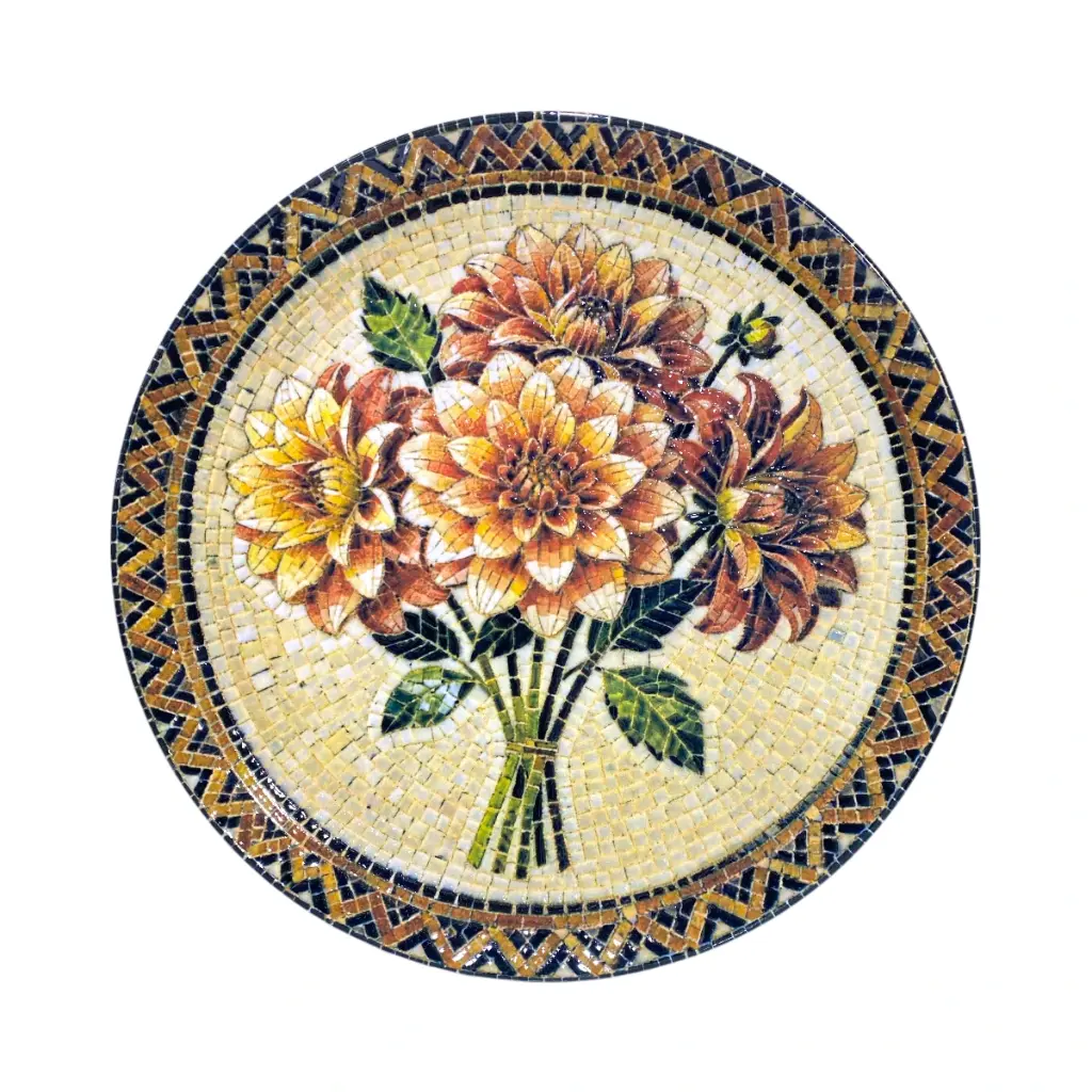 PLATO DALIAS DE PORCELANA 19.5CM 