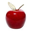 Manzana Decorativa de Cerámica Premium, 3tonos. 8x8cm