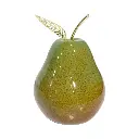 Pera Decorativa de Cerámica Premium, estilo Glam. 9x13cm