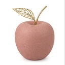 Manzana decorativa de cerámica, estilo nórdico, 2 tonos. 9x11cm 