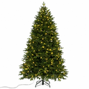 Árbol de Navidad artificial con luz incorporada, 2 tipos de rama bisagra. Alto: 240cm, Ø150cm Ref:126190
