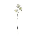 Flor artificial, 2 colores tela y pvc, 65cm 