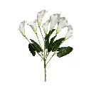 Flor artificial calas o cartucho, 60cm 