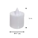 Vela a pilas Ø3.5cm x 5cm c/u 