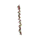 Guirnalda Navideña eucaliptos y frutos rojos velvet, Ref:ES29473. 160cm