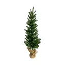 Árbol de Navidad Rama Pvc 90cm base de madera. Ref:0912 