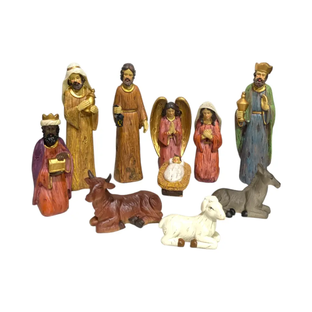 Nacimiento poliresina 10pcs. Ref:LP61629 S/10 (21cm)