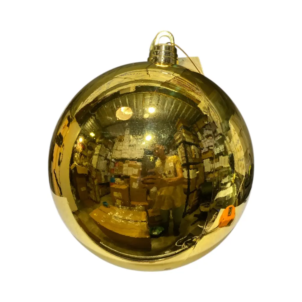Esfera Navideña Dorada Brillante Ø30cm. Ref:IC01-126766-08