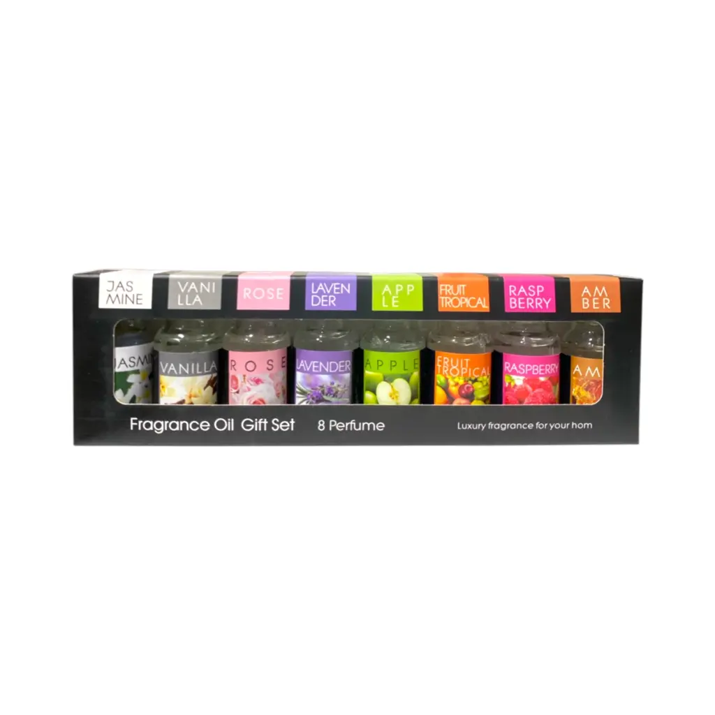 Esencias oil 8 aromas.Ref:ES29269. 10ml x 8frascos. 