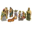 Nacimiento 10pcs. Poliresina. Ref:LP62666 S/10. 17cm