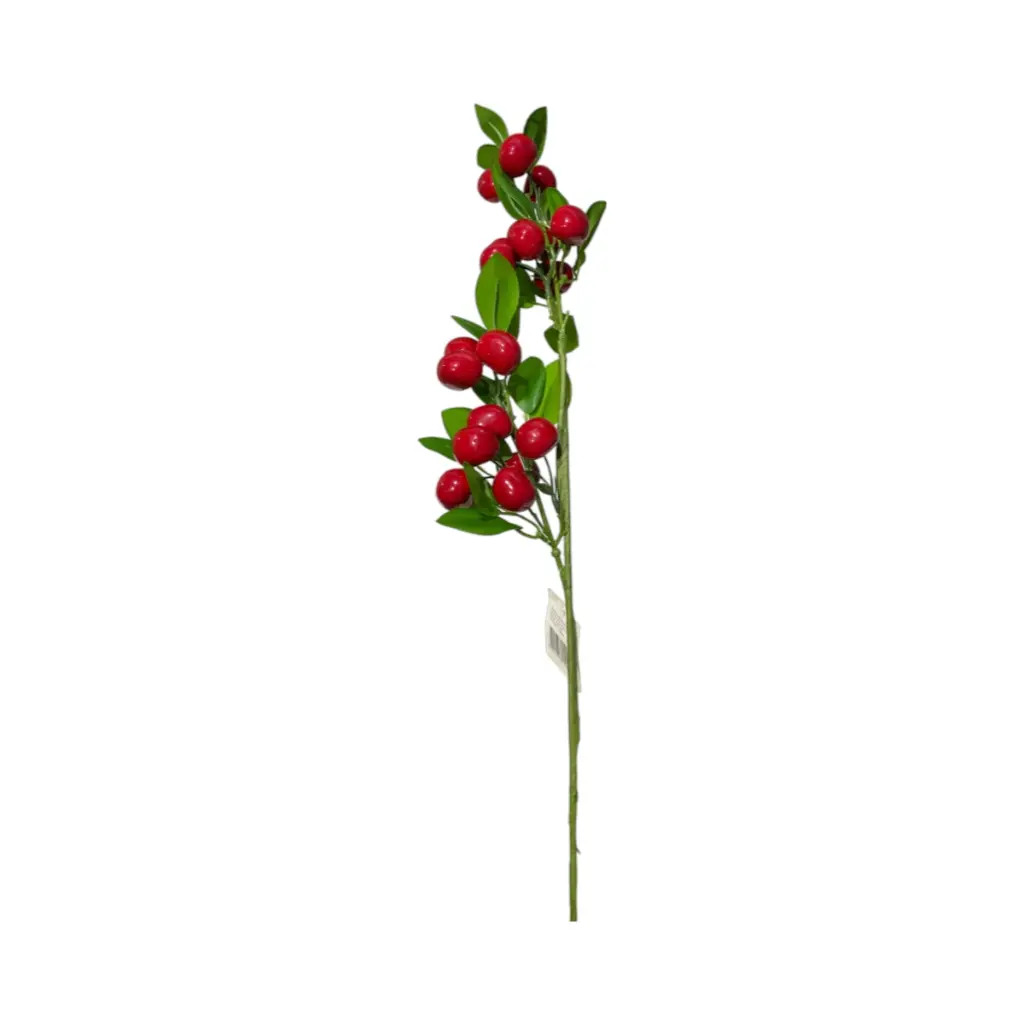 Rama Artif. Cerezas. Ref:SH25-980. 60cm