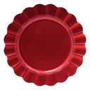 Plato Base Rojo Ø33cm. Ref:ES29209