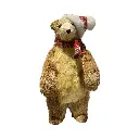 Oso Navideño de fibra natural, 20x19x43cm