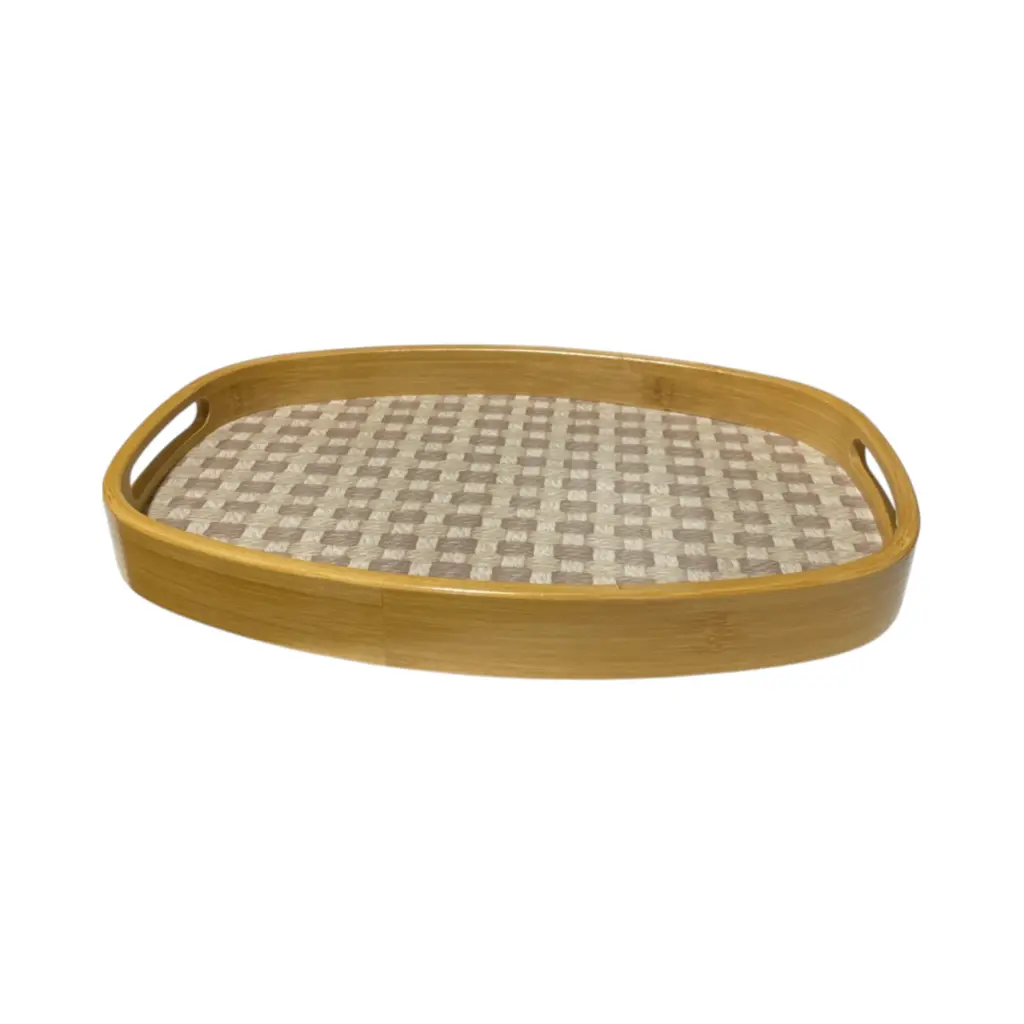 Bandeja de Bamboo mediana, 36x24x4cm