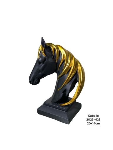[FI-2023-428] ADORNO CABEZA DE CABALLO 20X14CM