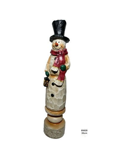 [85629] ADORNO NAV MUNECO NIEVE RESINA NF3600113/003625