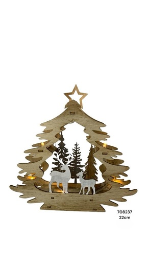 [708237] ARBOL CON LUZ 22CM