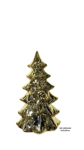 [201-2800448] ARBOL DECOR DORADO 12X8X20CM