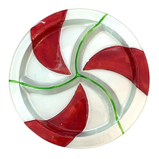 [XMTX-205-018] PLATO CANDY 3 DIVISIONES 34CM