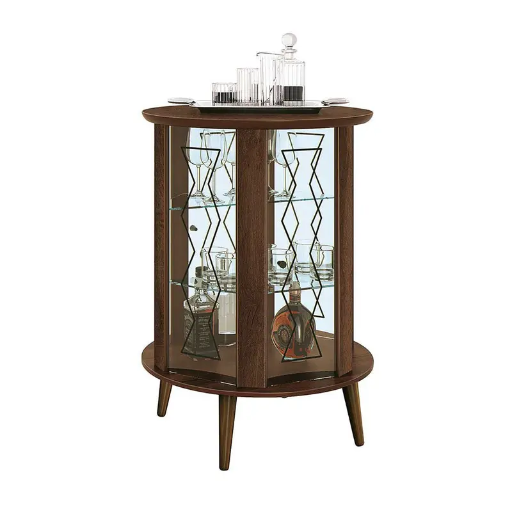 [97131] BAR BOURBON NOGAL RÚSTICO GIRATORIO REF:43706